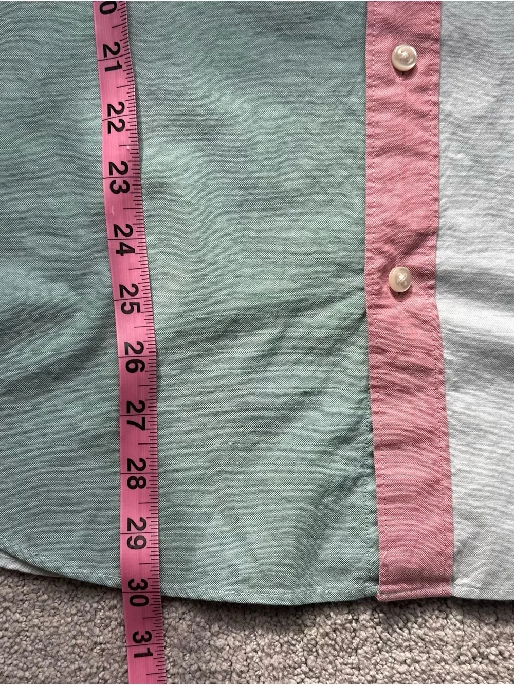 Re-Imagined by J.Crew Broken-In Men’s Oxford Color-block Button-Down Shirt